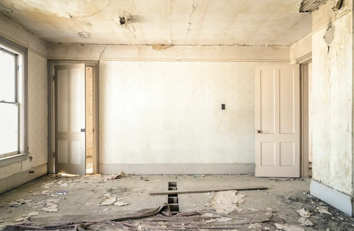 Waste disposal crew managing a cleanout project in Beaver Falls